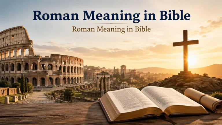 Roman Meaning in Bible