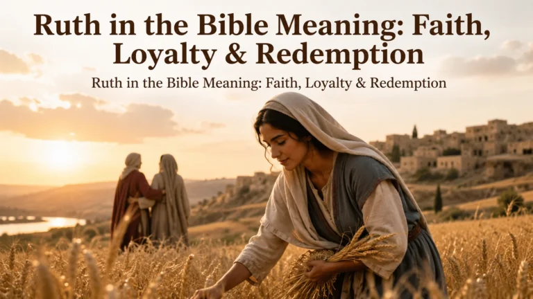  Ruth in the Bible Meaning
