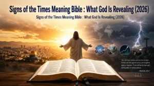 Signs of the Times Meaning Bible : What God Is Revealing