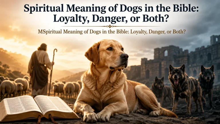 Spiritual Meaning of Dogs in the Bible: Loyalty, Danger, or Both?