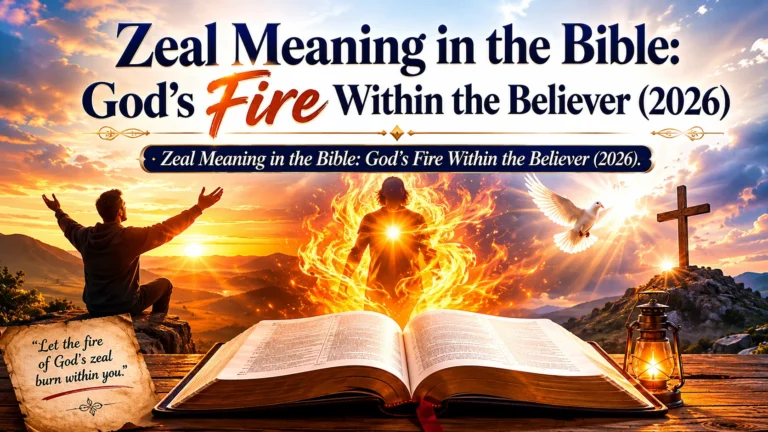 Zeal Meaning in the Bible: God’s Fire Within the Believer