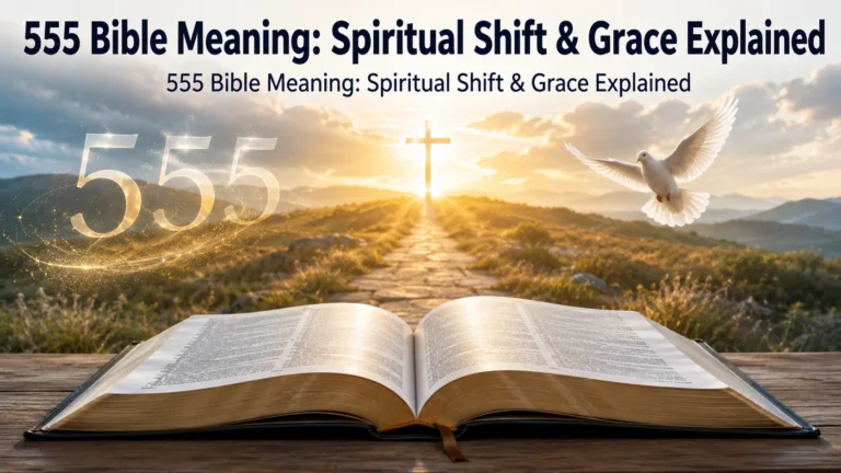 555 Bible Meaning: Spiritual Shift & Grace Explained