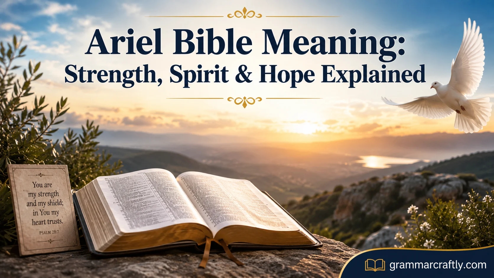 Ariel Bible Meaning: Strength, Spirit & Hope Explained