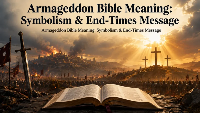 Armageddon Bible Meaning: Symbolism & End-Times Message