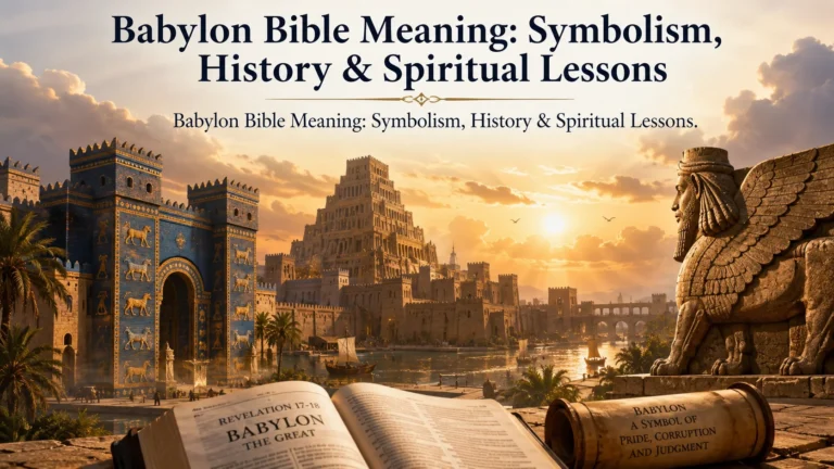 Babylon Bible Meaning: Symbolism, History & Spiritual Lessons