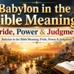  Babylon in the Bible Meaning: Pride Power & Judgment