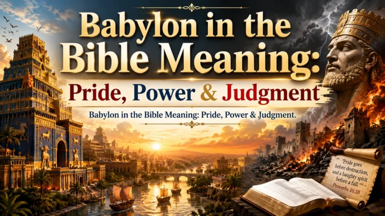  Babylon in the Bible Meaning: Pride Power & Judgment