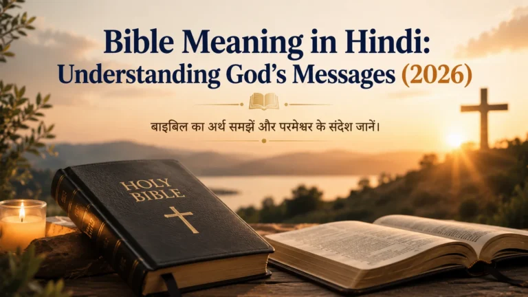 Bible Meaning in Hindi: Understanding