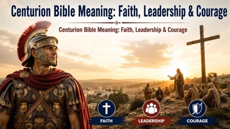 Centurion Bible Meaning: Faith, Leadership & Courage