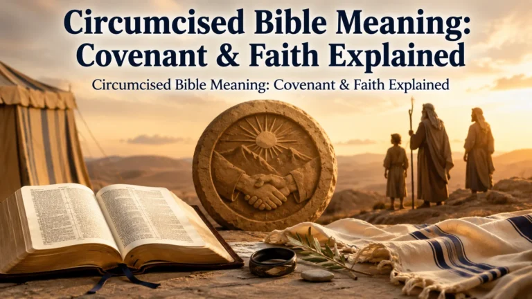 Circumcised Bible Meaning: Covenant & Faith Explained