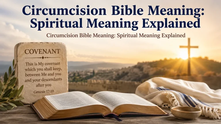 Circumcision Bible Meaning: Spiritual Meaning Explained