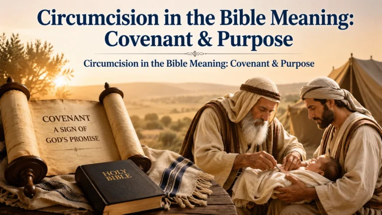 Circumcision in the Bible Meaning: Covenant & Purpose