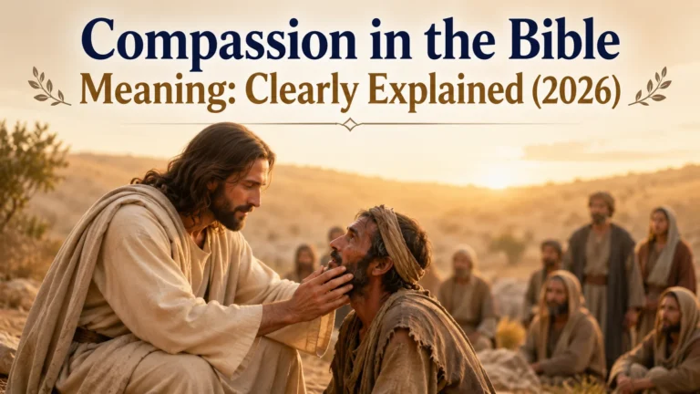 Compassion in the Bible Meaning: Clearly Explained