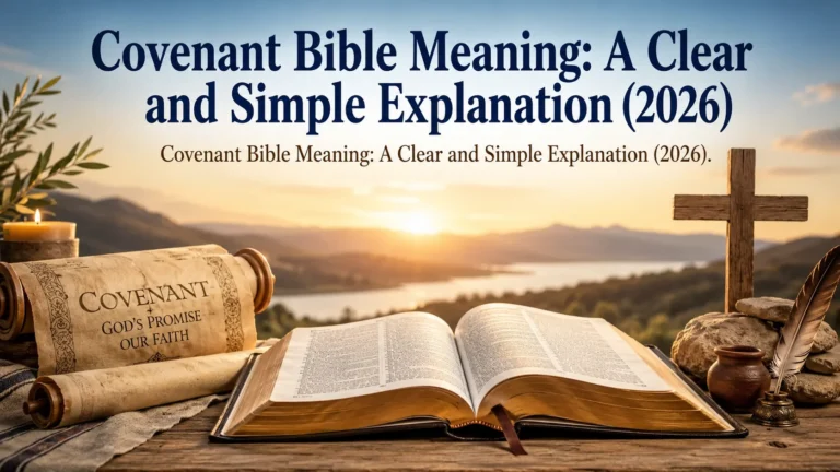 Covenant Bible Meaning: A Clear and Simple Explanation