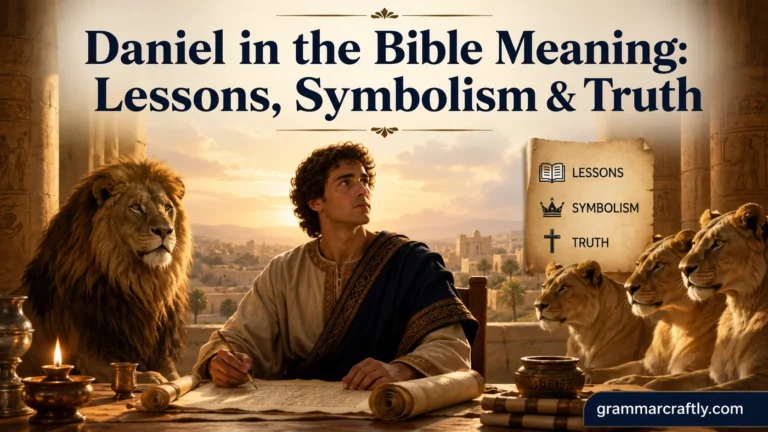 Daniel in the Bible Meaning: Lessons, Symbolism & Truth