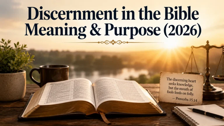 Discernment in the Bible Meaning & Purpose