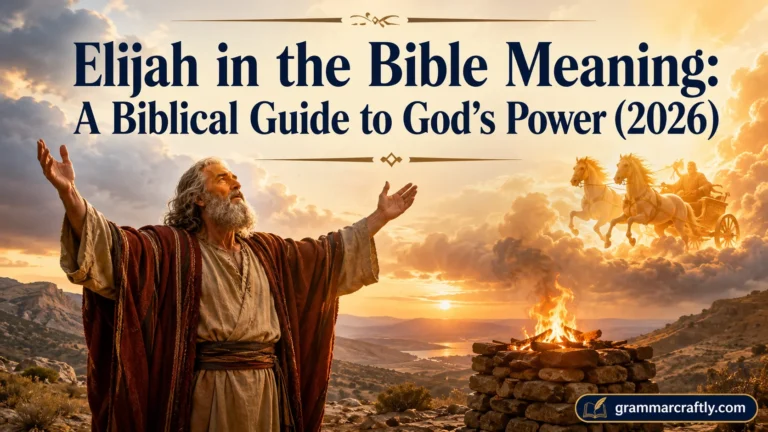 Elijah in the Bible Meaning: A Biblical Guide to God’s Power