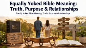 Equally Yoked Bible Meaning: Truth, Purpose & Relationships