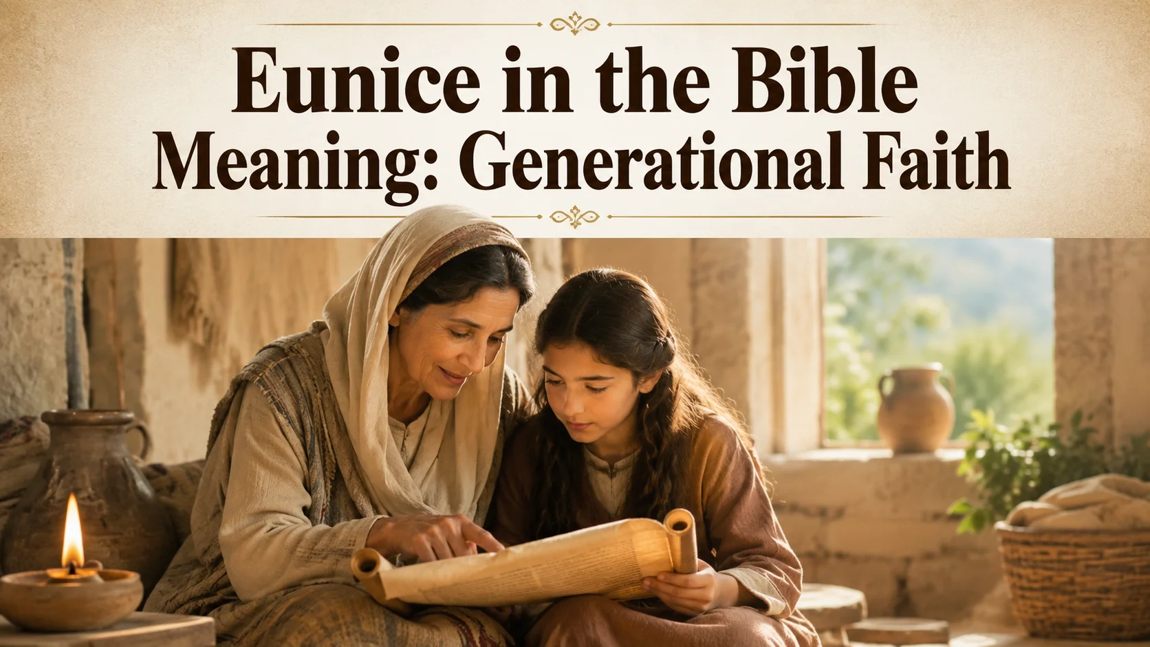 Eunice in the Bible Meaning: Generational Faith