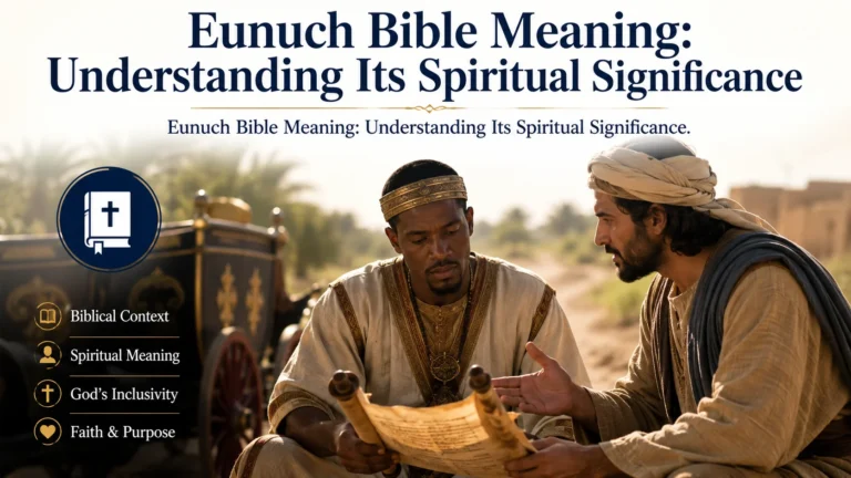 Eunuch Bible Meaning: Understanding Its Spiritual Significance