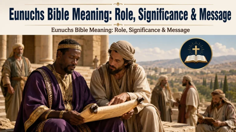 Eunuchs Bible Meaning: Role, Significance & Message