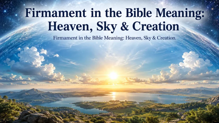 Firmament in the Bible Meaning: Heaven, Sky & Creation