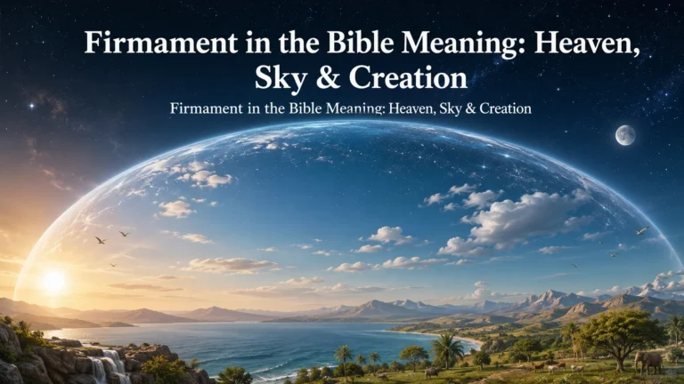 Firmament in the Bible Meaning: Heaven, Sky & Creation