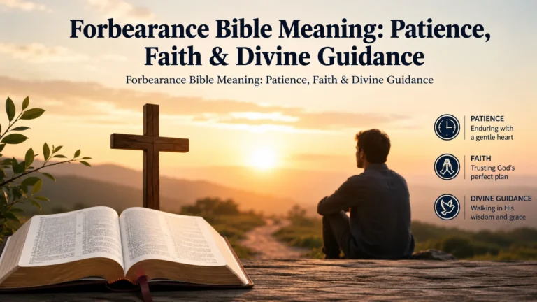 Forbearance Bible Meaning: Patience, Faith & Divine Guidance