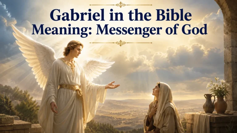 Gabriel in the Bible Meaning: Messenger of God
