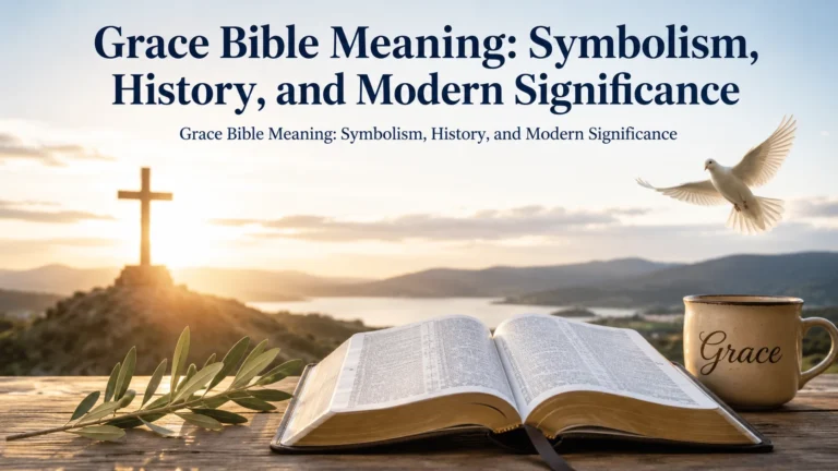 Grace Bible Meaning: Symbolism, History, and Modern Significance