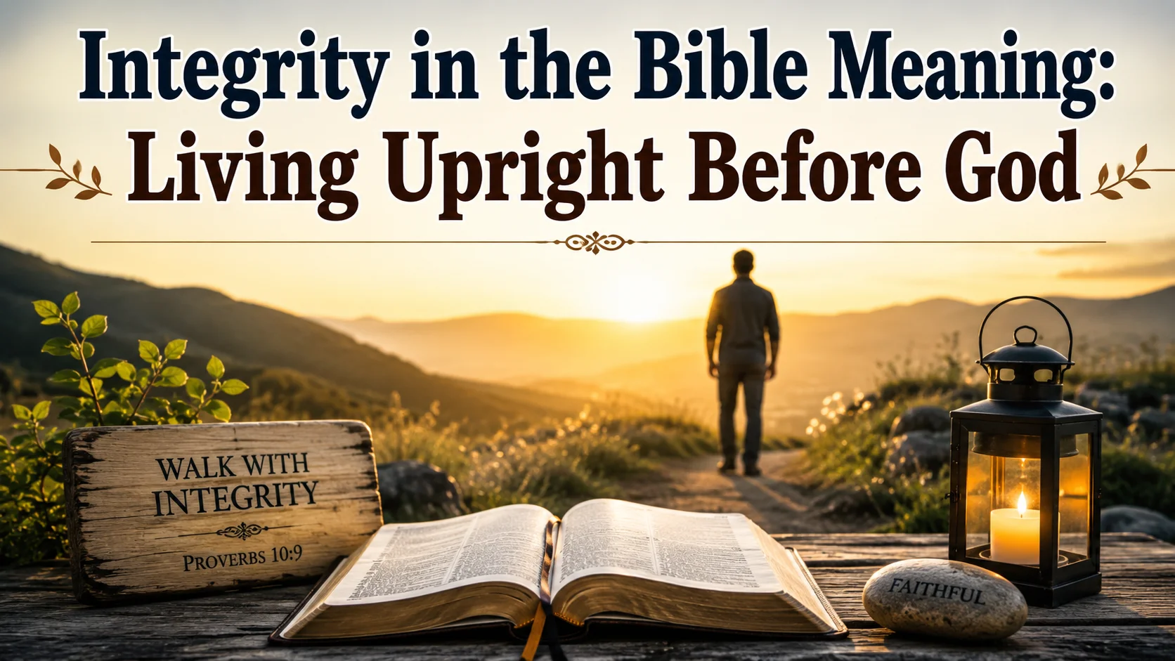 Integrity in the Bible Meaning: Living Upright Before God