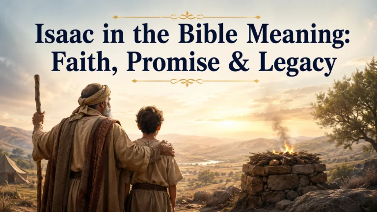 Isaac in the Bible Meaning: Faith, Promise & Legacy The current image has no alternative text. The file name is: isaac-in-the-bible-meaning-faith-promise-and-legacy.webp Replace Remove