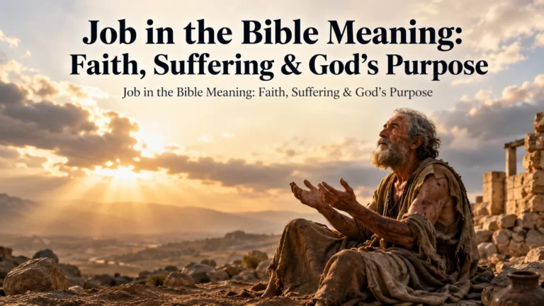 Job in the Bible Meaning