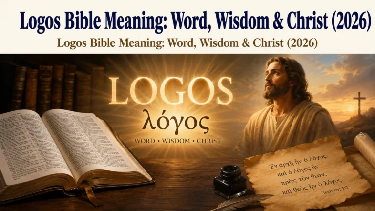 Logos Bible Meaning: Word, Wisdom & Christ