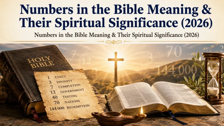 Numbers in the Bible Meaning & Their Spiritual Significance