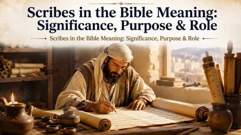 Scribes in the Bible Meaning: Significance, Purpose & Role