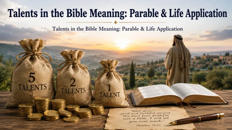 Talents in the Bible Meaning: Parable & Life Application