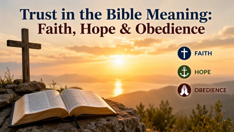 Trust in the Bible Meaning: Faith, Hope & Obedience