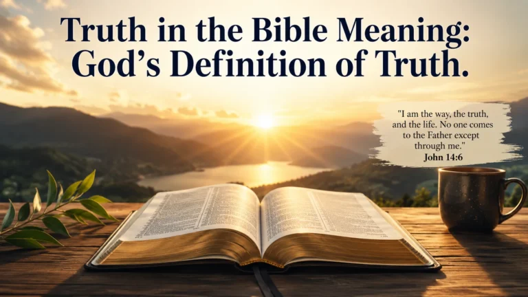 Truth in the Bible Meaning: God’s Definition of Truth.