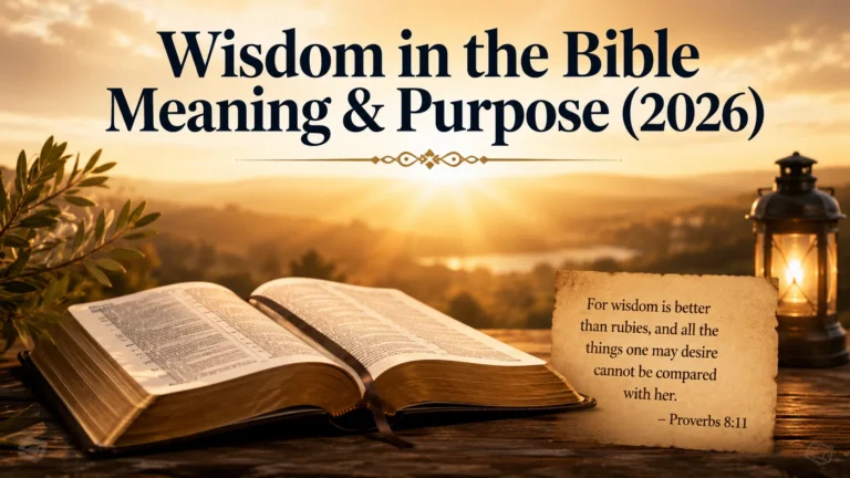 Wisdom in the Bible Meaning & Purpose