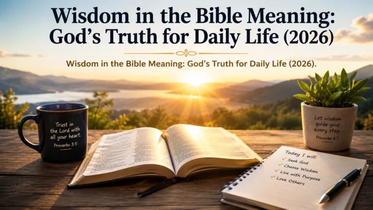 Wisdom in the Bible Meaning: God’s Truth for Daily Life (2026)