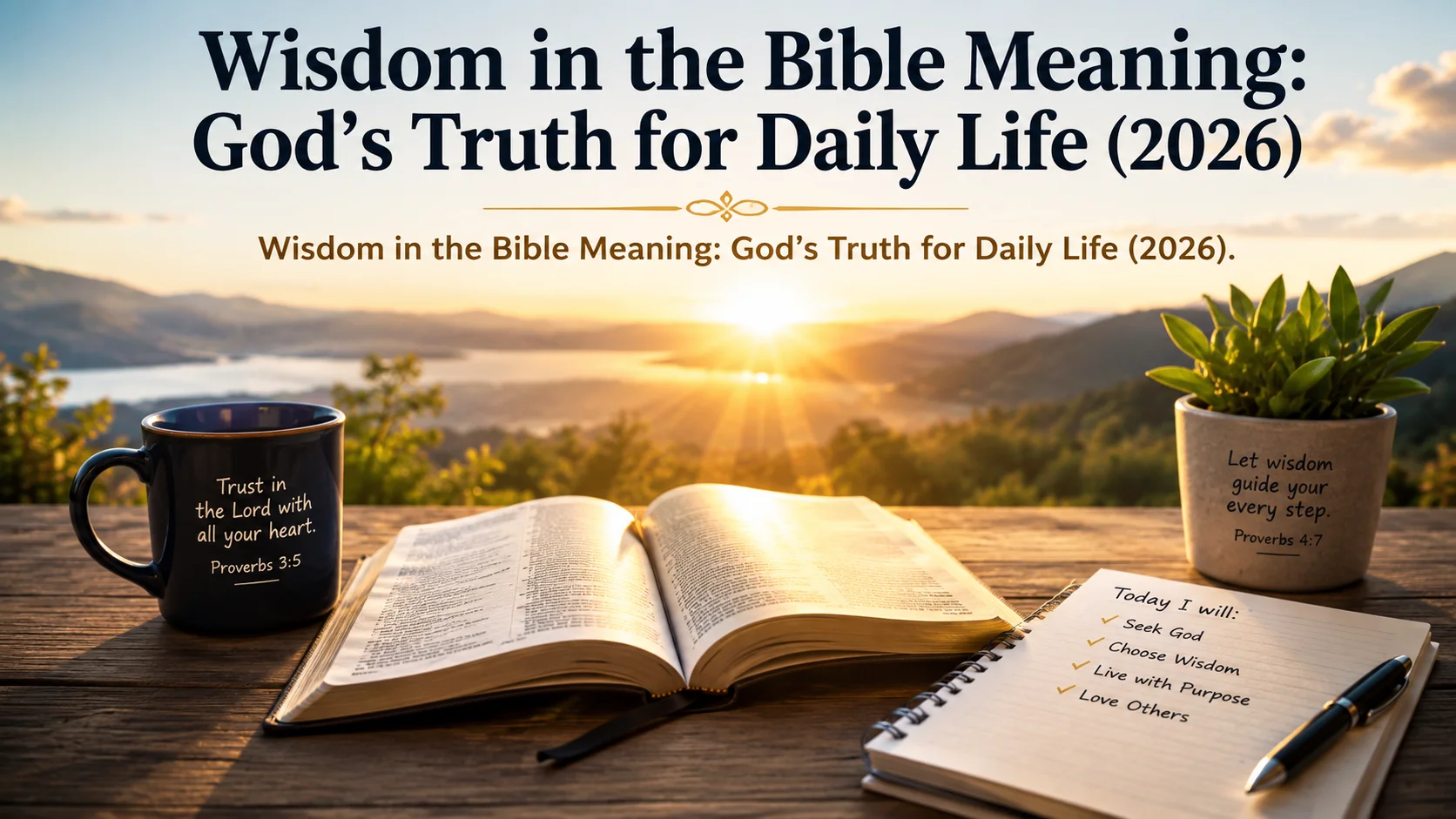 Wisdom in the Bible Meaning: God’s Truth for Daily Life (2026)