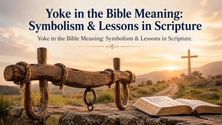 Yoke in the Bible Meaning: Symbolism & Lessons in Scripture