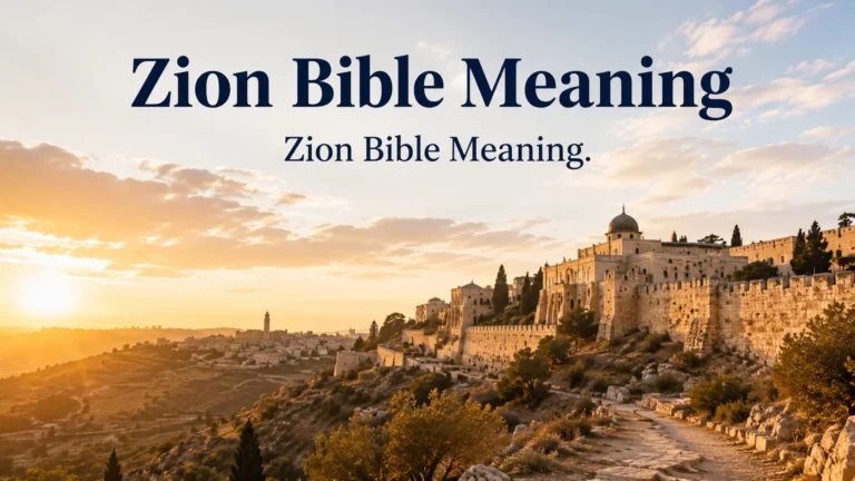 Zion in the Bible: True Meaning, Symbolism & Importance