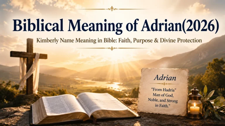 Biblical Meaning of Adrian