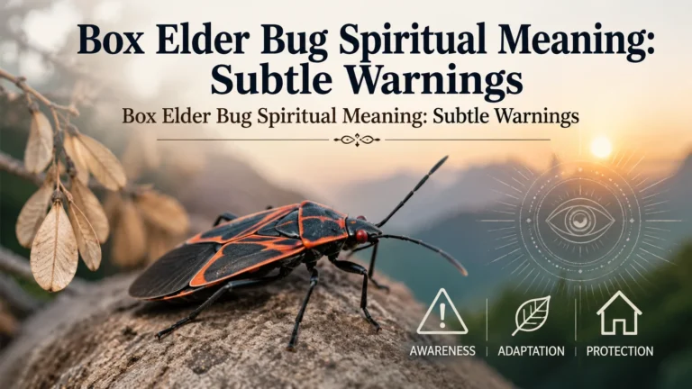 Box Elder Bug Spiritual Meaning: Subtle Warnings