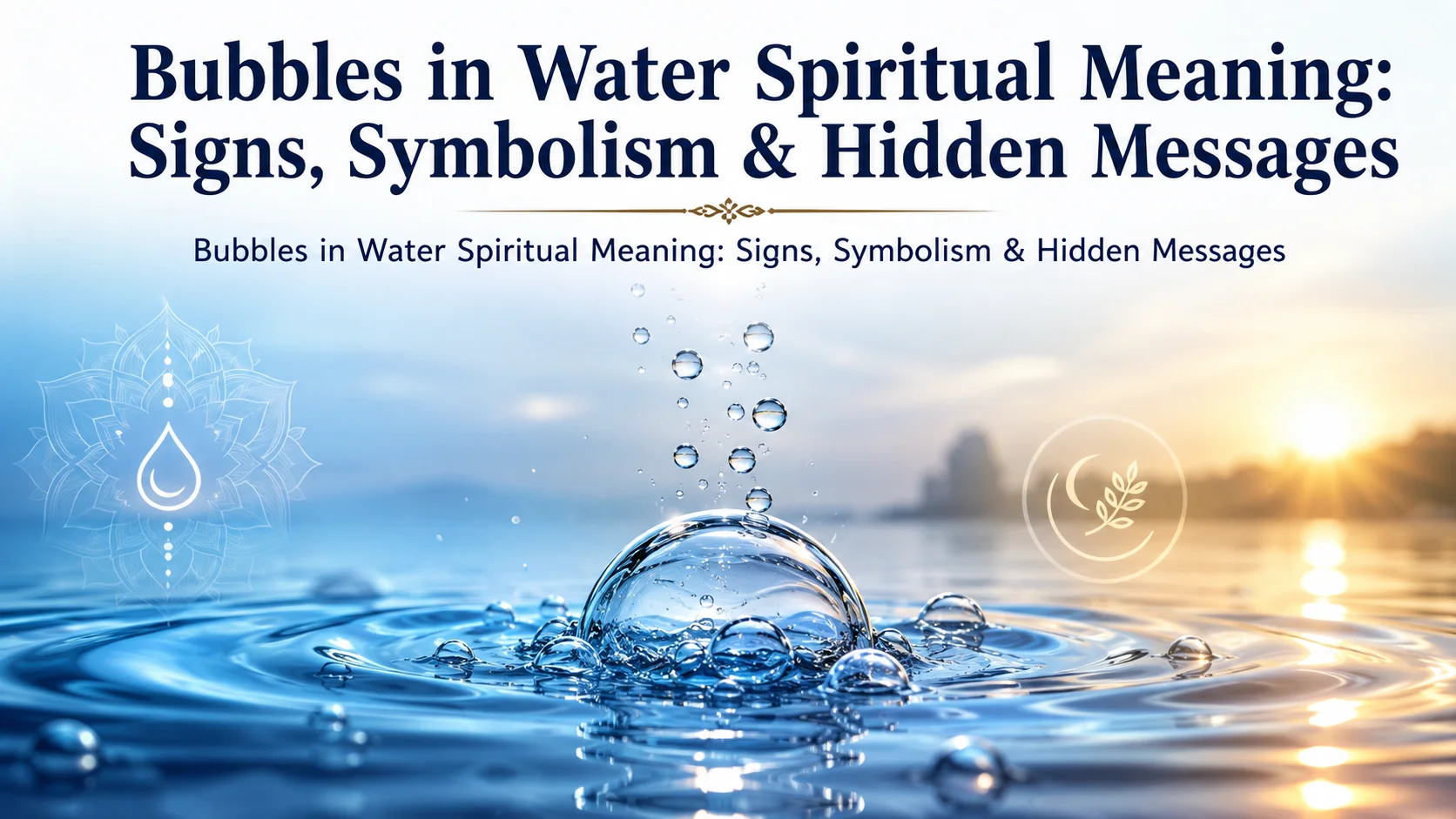 Bubbles in Water Spiritual Meaning: Signs, Symbolism & Hidden Messages
