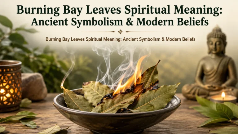 Burning Bay Leaves Spiritual Meaning: Ancient Symbolism & Modern Beliefs