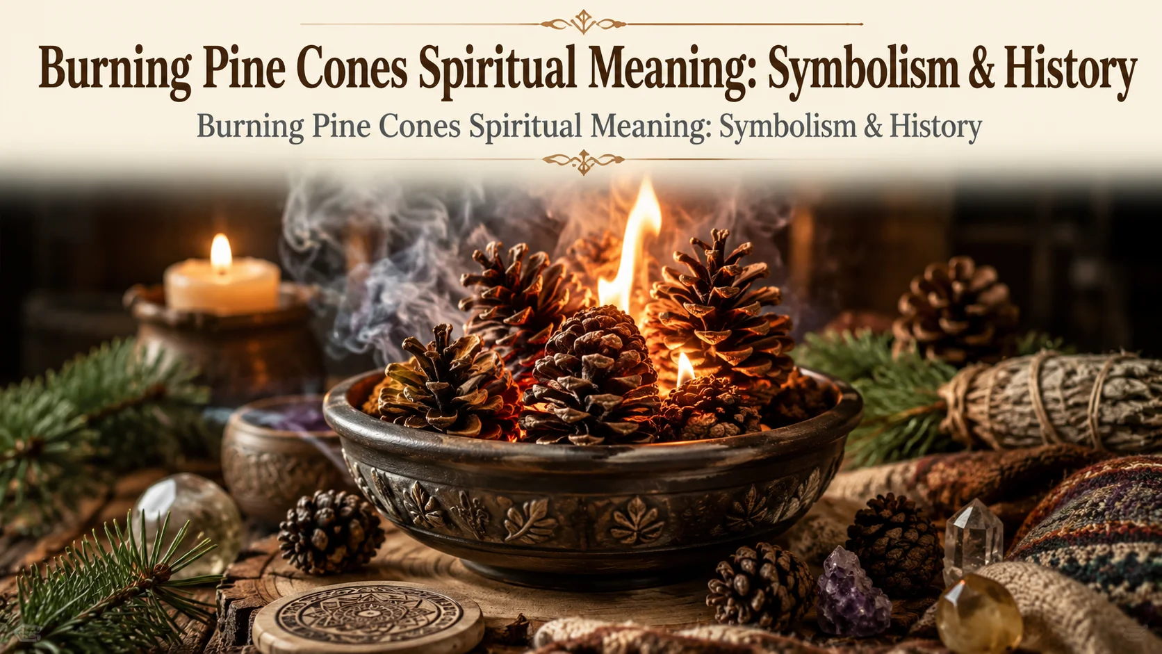 Burning Pine Cones Spiritual Meaning: Symbolism & History
