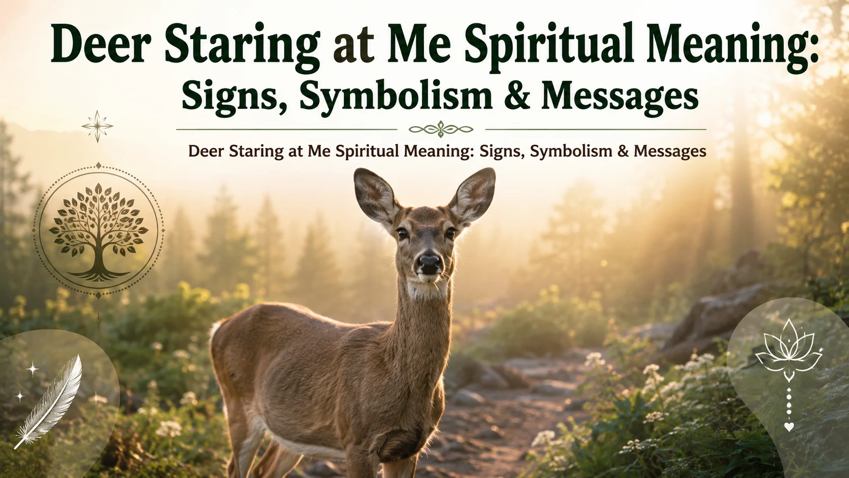 Deer Staring at Me Spiritual Meaning: Signs, Symbolism & Messages